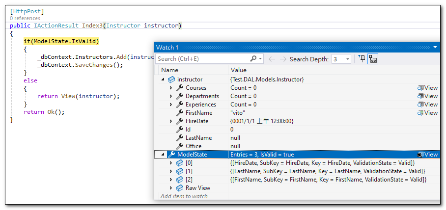 Ef Core Tools Validate