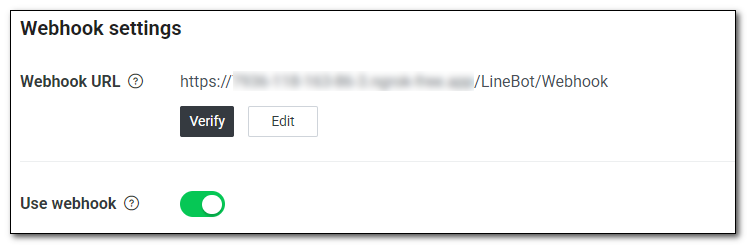 Webhook Settting